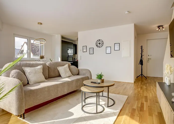 Daire Exklusive 3-zimmer Luxus-maisonette In Hochheim - Naehe Frankfurt Flughafen, Wiesbaden Und Mainz *