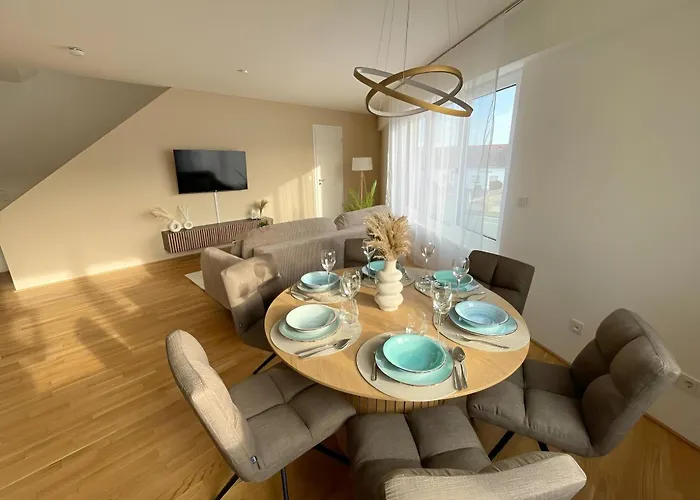 Daire Exklusive 3-zimmer Luxus-maisonette In Hochheim - Naehe Frankfurt Flughafen, Wiesbaden Und Mainz